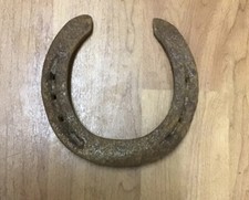 ?? 1 x Used Shire Horse horseshoe. Large real horse shoes??