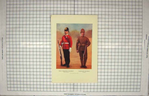 Original old antique print - original,