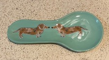 Anthropologie Dachshund Green