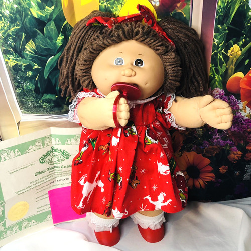 Cabbage patch kids paci face - patch,