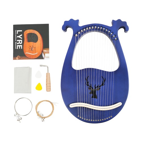 Lyre harp16 metal string harp - lyre,