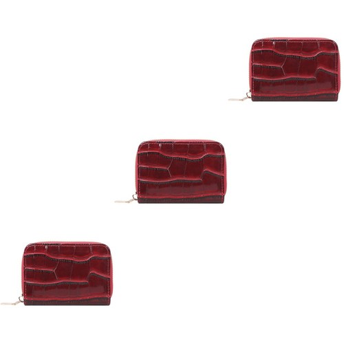 Red card holder small - pu,
