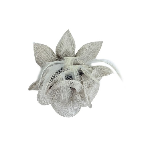 Small feather flower hair - small,