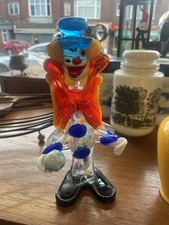 Murano Glass Clown Figurine
