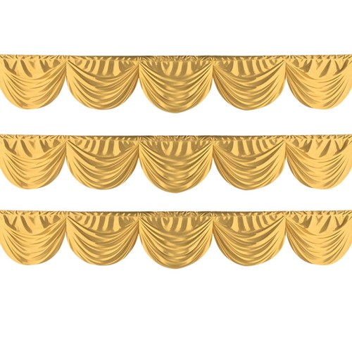 Ice silk fabric swag - ice,