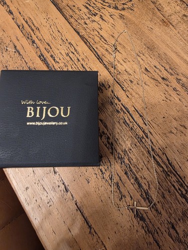 Bijou jewellery sideways cross - bijou,
