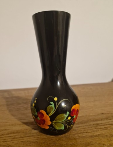 Ussr vintage folk art vase - folk,
