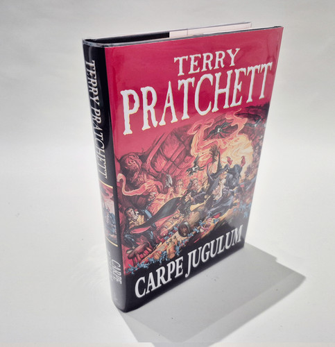 Carpe jugulum signed terry - carpe,