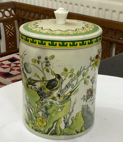 Vintage original old tea tin - old,
