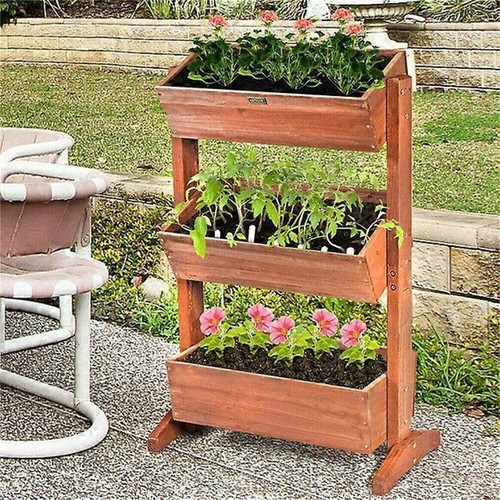 Tierd large wooden vertical - 3-tierd,