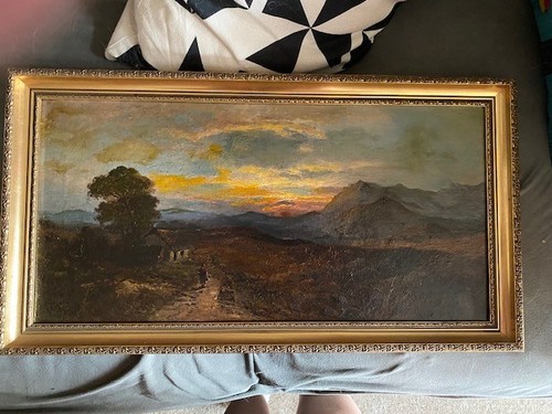 Antique oil painting