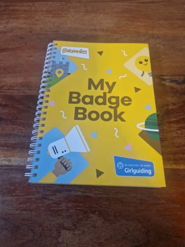 Brownies badge book - book, yellow