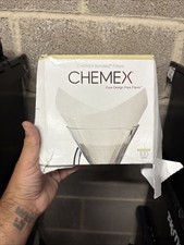 CHEMEX FS-100 Coffee Filters - 100 Chemex Bonded Filter Squares ( N1