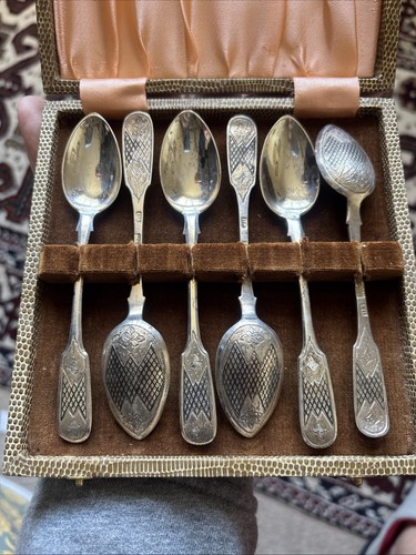 Antique 1866 russian set 6 - antique, of