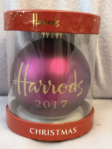 Harrods christmas bauble 2017 - christmas,