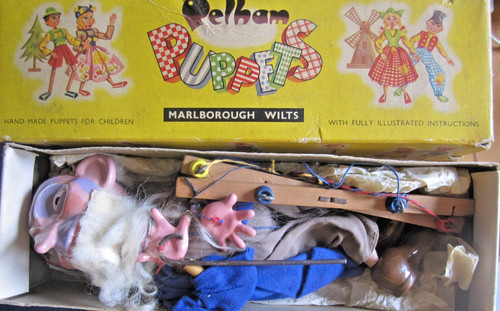 Pelham puppets old - old, in