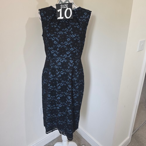 Linea black lace overlay - linea, blue