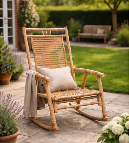 Bamboo rocking chair - rocking,