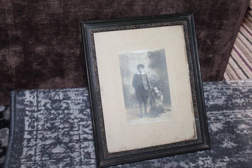 Antique framed portrait - antique, a