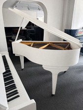 Compact White Baby Grand -