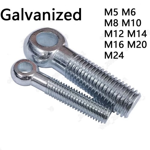Galvanized steel eye - galvanized, bolts