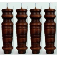 4 Detailed Footstool legs