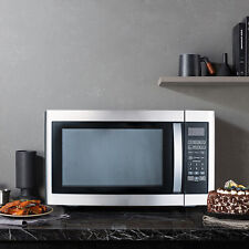 42L Microwave Oven Grill Grey Cavity Easy Clean Grey Cavity