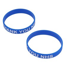 2 Pcs Wrist Bands Charity Coloured Wristbands Colorful Straps Silicone