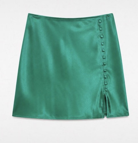 Zara womens green viscose - zara,