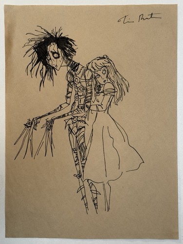 Tim burton drawing - burton, (handmade)