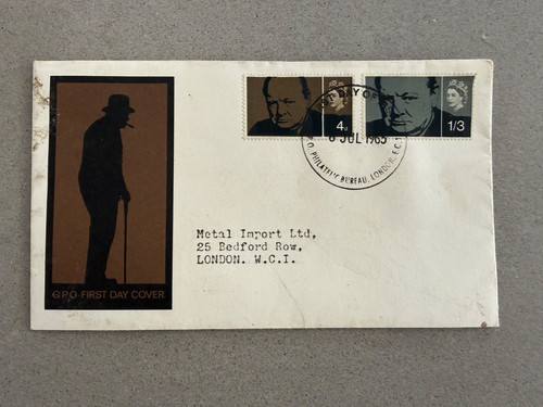 1965 fdc sir - uk, gb