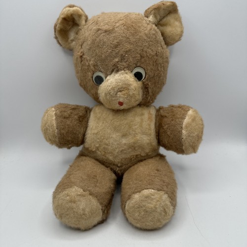 Brown tan plush teddy bear - tan,