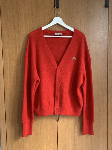 Lacoste wool neck red - lacoste,
