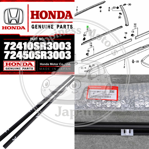 Honda genuine window door - genuine,