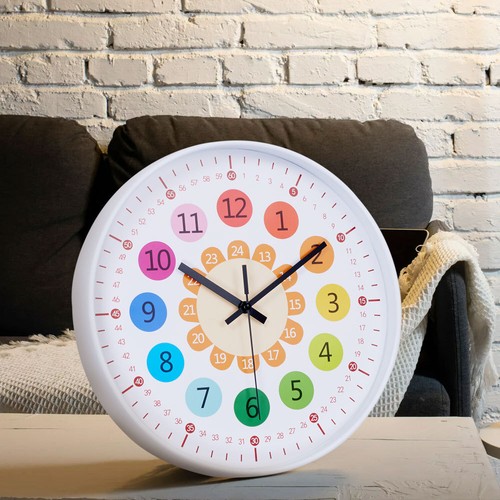 12inch kids teaching time wall - 12inch,