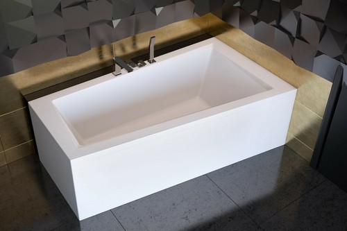 Offset corner bath - offset, *intima*