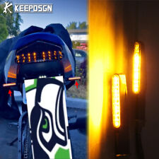 10mm Motorcycle Turn Signal Flowing Indicators For Honda Kawasaki Yamaha Suzuki