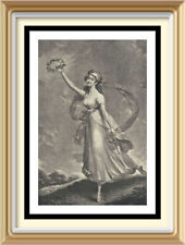 Original c1910 Antique Devis Art Print MDLLE PARISOT Ballerina Opera Singer