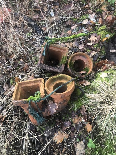 Clay gully pots - clay,