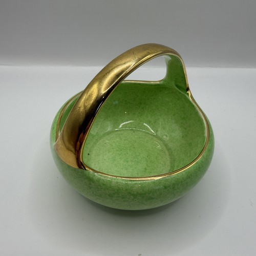 Royal winton green basket bowl - winton,