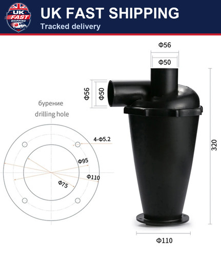 Industrial vacuum cyclone - , dust