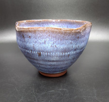 Studio Pottery Bowl Wavy Edge