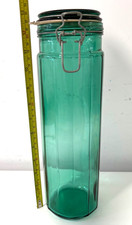 Vintage Green Panel  Glass