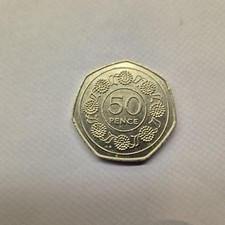 Gibraltar 1988  50p Fifty