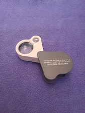 Glass Double Lens Eye Loupe