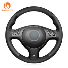 DIY Steering Wheel Cover Full Wrap for BMW E46 E36 E39 M3 M5 330i 330Ci I
