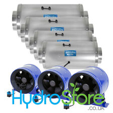 Phresh Hyper Fan V2 and Stealth Acoustic Silent Powerful Digital Inline Fans