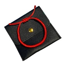 Lucky red string line bracelet - red,