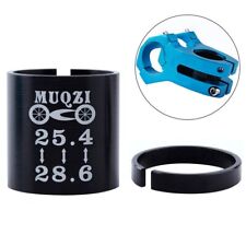 Aluminum Alloy Bicycle Handlebar Shim Stem Reducer Adapter For 25.4 To 28.6mm