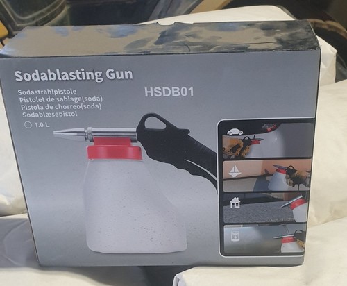 Portable soda blasting gun - soda,